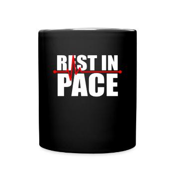 Open-heart surgery Rest in Pace - Full Colour Mug - black - Front