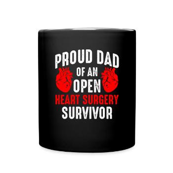 Open-heart surgery - Full Colour Mug - black - Front