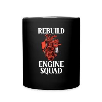 Open-heart surgery - Full Colour Mug - black - Front