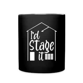 Home Staging I stage it Interior Stager - Full Colour Mug - black - Front