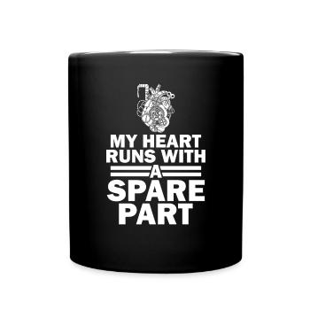 Open-heart surgery - Full Colour Mug - black - Front
