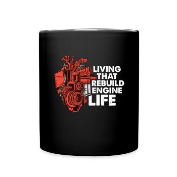 Open-heart surgery - Full Colour Mug - black - Front