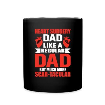 Open-heart surgery - Full Colour Mug - black - Front