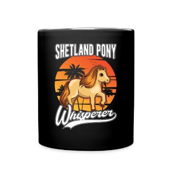 Shetland Pony Flüsterer Shetland Pony Whisperer - Mug uni - noir - Devant