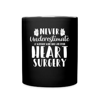 Open-heart surgery - Full Colour Mug - black - Front