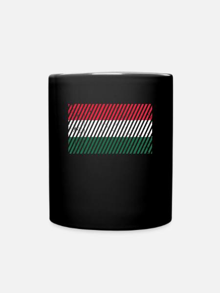 Ungarn Flagge - Tasse einfarbig - Schwarz