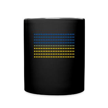 Drapeau de l’Ukraine - Mug uni - noir - Devant