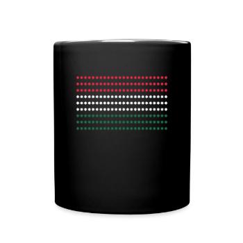 Drapeau de la Hongrie - Mug uni - noir - Devant