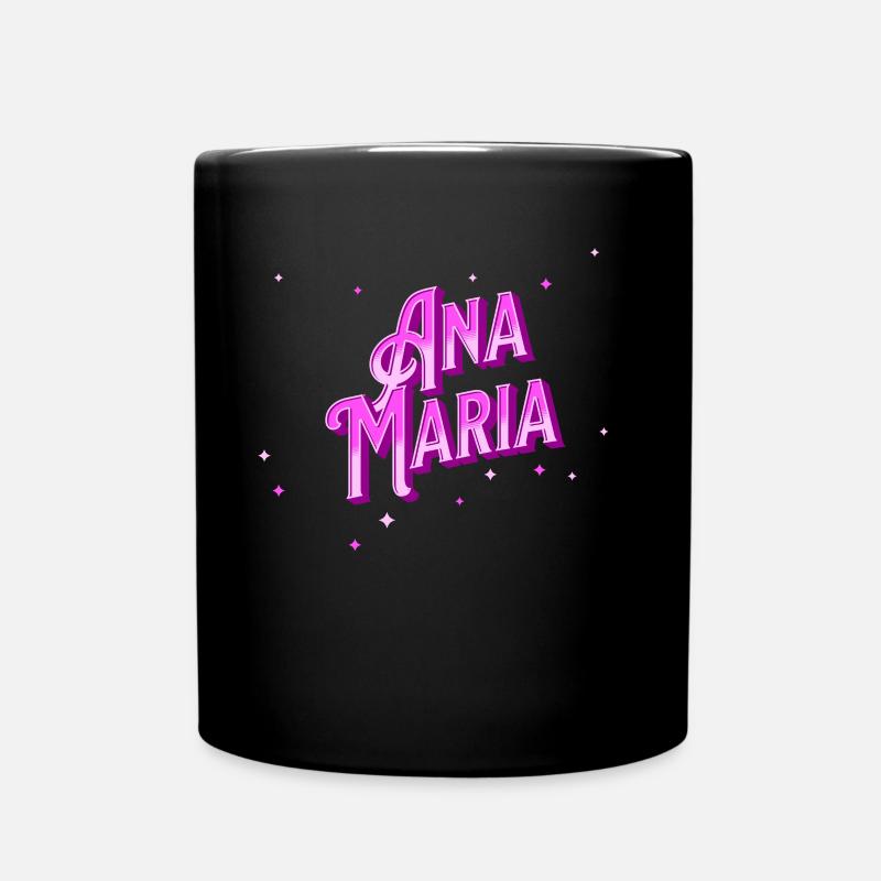 Nome Anna Maria personalizzato - Tazza monocolore - nero
