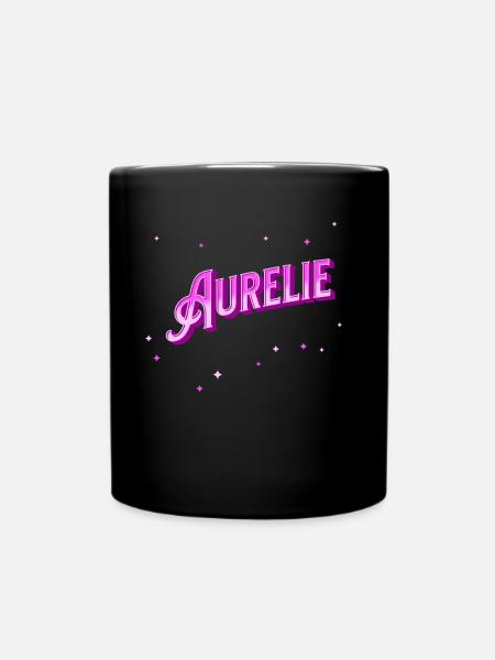 Nom Aurélie personnalisé - Mug uni - noir