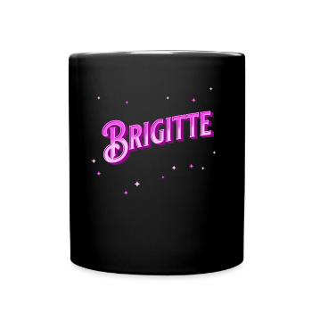 Brigitte name personalized - Full Colour Mug - black - Front