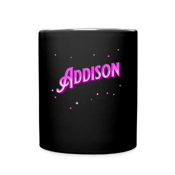 Addison name personalized - Full Colour Mug - black - Front