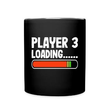 Player 3 Store New Gaming Father Baby - Mug uni - noir - Devant