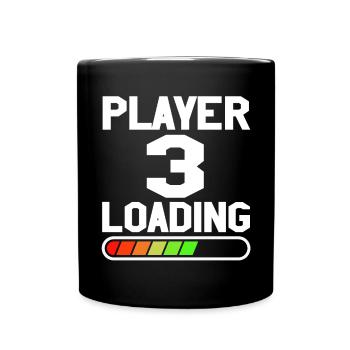 Player 3 Store New Gaming Father Baby - Mug uni - noir - Devant