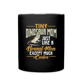 Iguana Lizard Reptile Herpetologist - Full Colour Mug - black - Front