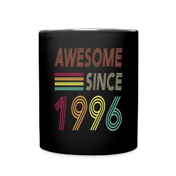 Awesome since 1996 - Full Colour Mug - black - Front