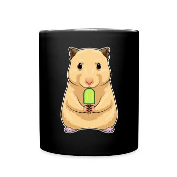 Popsicles de hamster - Mug uni - noir - Devant