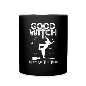 Sorcière Halloween Party Cauchemar Happy Hal - Mug uni - noir - Devant