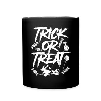 Sweets otherwise there's Sour Witchy Halloween-Party-H - Full Colour Mug - black - Front