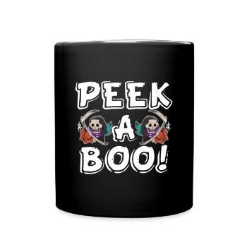 Candy Pumpkin Halloween Party Nightmare Witch Be - Full Colour Mug - black - Front