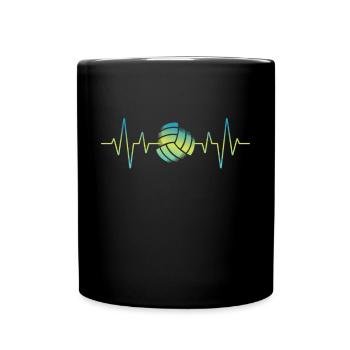 Volleyball Équipe de volleyball de plage Joueurs de club - Mug uni - noir - Devant