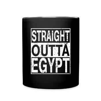 Egypt Straight outta Egypt - Full Colour Mug - black - Front