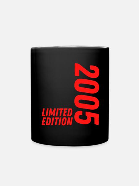 18 JAHRE 18. GEBURTSTAG LIMITED EDITION 2005 - Tasse einfarbig - Schwarz