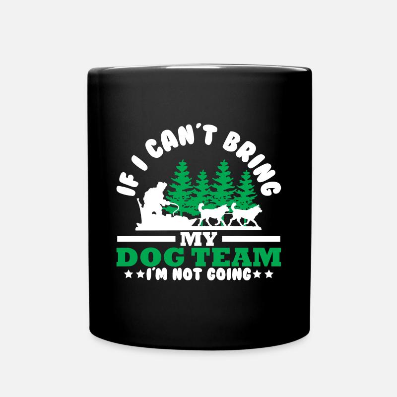 Chien de traîneau Course Sled Dogs Cadeau - Mug uni - noir