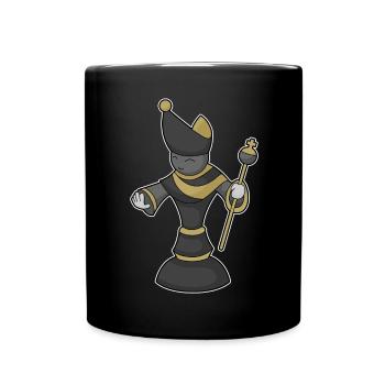 Pièce d’échecs Bishop Chess - Mug uni - noir - Devant