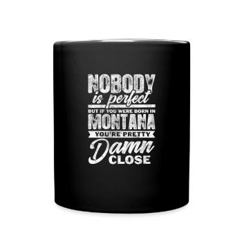 Montana Amérique États-Unis Helena Mountains Cadeau - Mug uni - noir - Devant