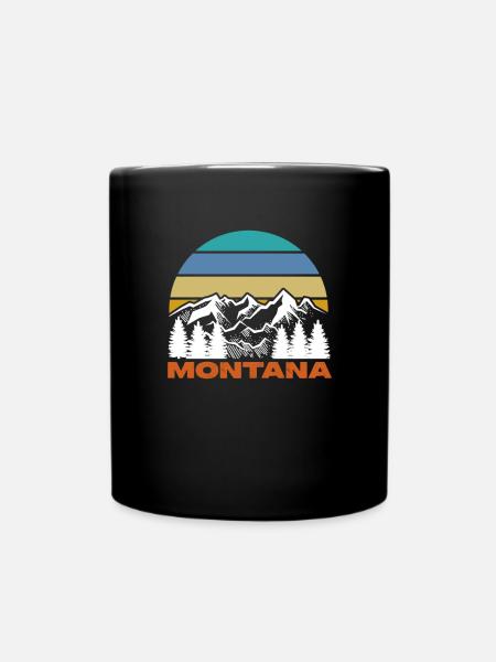 Montana - Tasse einfarbig - Schwarz