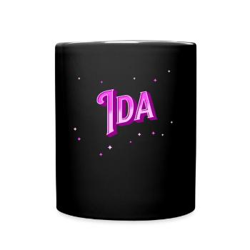 Nom Ida personnalisé - Mug uni - noir - Devant