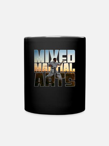 Kampfsport - Tasse einfarbig - Schwarz