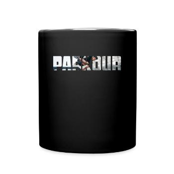 parkour - Full Colour Mug - black - Front