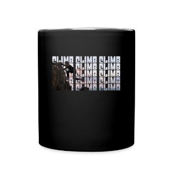 grimper - Mug uni - noir - Devant