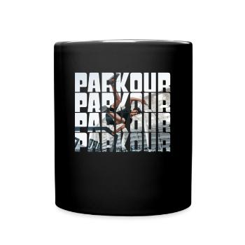 parkour - Full Colour Mug - black - Front
