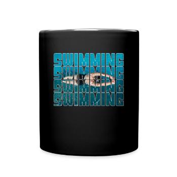 Nager - Mug uni - noir - Devant