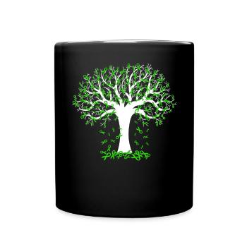 Anxiety Depression Mental Health - Full Colour Mug - black - Front