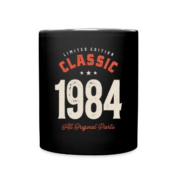 Classic 1984 - 38th Birthday Vintage - Full Colour Mug - black - Front