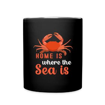 Crabe Scorpion Homard Crevettes Crabes - Mug uni - noir - Devant