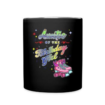 Inline Skater - Tasse einfarbig - Schwarz - Vorne
