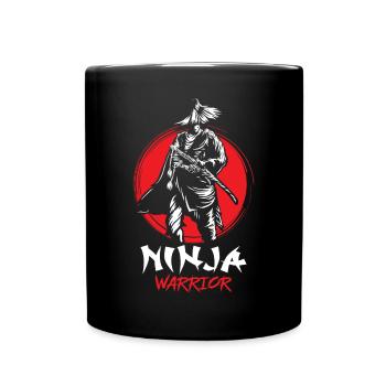 Ninja Warrior Samurai Japanese Bloodstain Katana S - Mug uni - noir - Devant