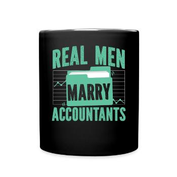 Accountant Bookkeeper Marriage - Tasse einfarbig - Schwarz - Vorne