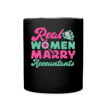 Accountant Bookkeeper Marriage - Tasse einfarbig - Schwarz - Vorne