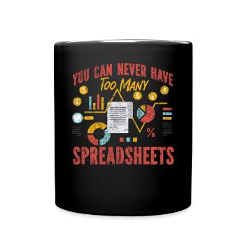 Accountant Bookkeeper Accounting - Tasse einfarbig - Schwarz - Vorne
