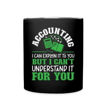 Comptable Comptable Comptable - Mug uni - noir - Devant