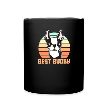 Boston Terrier Dog Dogs Dog Lovers Cadeau - Mug uni - noir - Devant