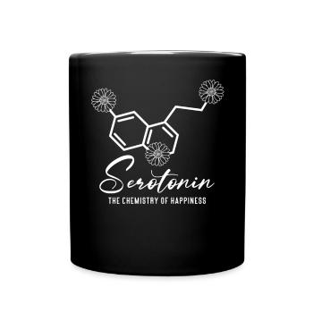 Anxiety Depression Mental Health - Full Colour Mug - black - Front