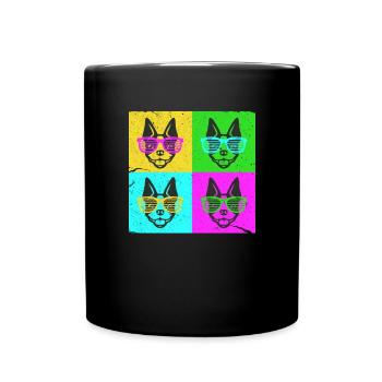 Boston Terrier Dog Dogs Dog Lovers Cadeau - Mug uni - noir - Devant