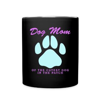 Chiens Maman Maîtresse Chien Propriétaire Cadeau - Mug uni - noir - Devant